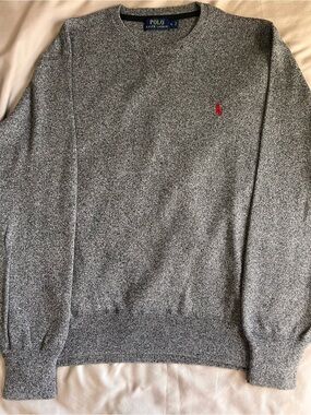 Ralph Lauren Gray Knit Joggers - Heathered Texture